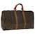 Louis Vuitton Keepall 50 Brown Cloth  ref.619110