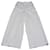 Chanel Pants, leggings Cream Cotton  ref.619167