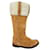 Yves Saint Laurent lined boots 39,5 Light brown Deerskin  ref.619330