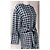 Diane Von Furstenberg Clacs Flare Belted Coat Kleid Grün Grau Seide Wolle - Ansicht 2
