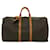 Louis Vuitton Keepall 55 Brown Cloth  ref.619795