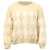 Sandro Sweater de Tricô Estampado em Acrílico Bege Carne  ref.620146