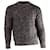 Autre Marque Mr P. Donegal Cable-Knit Sweater in Grey Merino Wool   ref.620166
