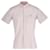 Vivienne Westwood Chemise boutonnée à manches courtes classique en coton rose et gris Multicolore  ref.620215