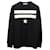 Sweat Givenchy à étoiles et rayures blanches en coton noir  ref.620397