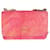 Wallet On Chain Boucle rosa di Chanel  19 Portafoglio a catena Pelle  ref.620415