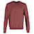 Dolce & Gabbana Crown Logo Sweater in Burgundy Cotton  Dark red  ref.620440