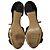 Bionda Castana Crystal-Embellished Maggie Sandals in Black Suede - view 5