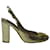 Zapatos de salón destalonados metálicos con tacón en bloque de Etro en cuero dorado  ref.620501