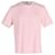 Thom Browne Side Slit Relaxed Short-Sleeve T-Shirt in Pink Cotton   ref.620506