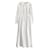 Saint Laurent complejo de san laurent 2015 Vestido largo blanco con bordado inglés Algodón  ref.620924