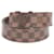 Louis Vuitton Damier Ebene Initiales Belt Brown Cloth  ref.621085