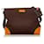 Gucci Leather-Trimmed Messenger Bag Brown Cloth  ref.621219
