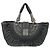 DIOR 2000s Borsa tote basket Plissé in pelle plissettata nera - vista 3