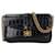 Balenciaga Lady Small Flap Bag für Damen aus schwarzem Kalbsleder mit Krokoprägung Kalbähnliches Kalb  ref.621488