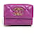 Chanel Geldbörsen Pink Lammfell  ref.622312
