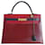 Hermès Hermes Kelly bag 32 tricolor Red Multiple colors Dark red Navy blue Leather  ref.622408