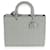 Große Damentasche aus Dior Grey Stone Ultramattem Cannage-Kalbsleder Grau  ref.622590