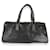 Chanel Bowling-Tasche aus schwarzem Leder mit quadratischen Nähten  ref.622652