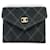 Chanel Purses, wallets, cases Black Satin  ref.622808