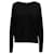 Acne Studios V-neck Sweater in Black Merino Wool  ref.622933