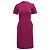 Iris & Ink Etuikleid aus Polyester in Magenta Lila