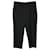 Acne Studios Straight Leg Cropped Trousers in Black Wool Blend  ref.623002