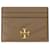 Tory Burch Kira Chevron Card Case Beige Leather  ref.623079