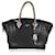 Louis Vuitton Black Veau Cashmere Soft Lockit Mm Preto  ref.623149