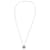 Alexander McQueen Twin Skull Necklace in Silver Metal Silvery  ref.623157