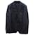 Gucci Blazer à boutonnage simple avec écusson en laine bleu marine Coton  ref.623161