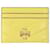 Tory Burch Kira Chevron porta carte di brevetto Giallo Pelle  ref.623203