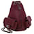 CHANEL Matelasse Chain Backpack Agneau Bordeaux CC Auth 30736A  ref.623413