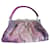 Cartier panther evening bag Pink Dark purple Python  ref.623475