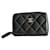 Chanel Zeitloses / klassisches Portemonnaie mit Zippy Schwarz Leder  ref.623760