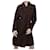 Chanel Coats, Outerwear Brown Silk  ref.623772