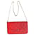 Louis Vuitton Felicie Umhängetasche Rot Leder  ref.623824