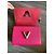 Borsa Louis Vuitton Twist MM in pelle Epi fucsia Rosa - vista 7