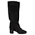 Chanel boots Black Suede  ref.624183