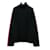Gucci Vintage Stripe Sleeve Sweater Black Silk Cotton  ref.624346
