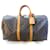 Louis Vuitton keepall 50 Monogram Brown Leather  ref.624375