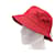 Hermès NEUF CHAPEAU HERMES BOB TAILLE 59 EN 100% LIN ROUGE ROUGE RED LINEN HAT  ref.624538