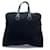Hermès HERMES HEEBOO CANVAS & BLACK LEATHER TRAVEL HAND BAG  ref.624575