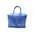 NEW GOYARD VICTORIA GM CANVAS GOYARDINE TRAVEL BAG BANDOULIERE BAG Blue Cloth  ref.624619