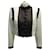 GIACCA VINTAGE YVES SAINT LAURENT S 36 100% GIACCA IN COTONE BIANCO E NERO BICOLORE  ref.624650
