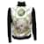Hermès VINTAGE PULL HERMES SPORT COL ROULE CARRE TSUBA 40 M LAINE SOIE SWEATER Cuir Noir  ref.624651