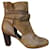 boots Vanessa Bruno Athe p 41 Khaki Leather  ref.624666