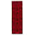 Moschino Allover Two-Tone Logo Wool Scarf Red  ref.624770