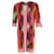 Diane Von Furstenberg Bedrucktes Tunikakleid aus mehrfarbiger Seide  ref.624798