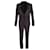 Conjunto de traje Lanvin de lana negra Negro  ref.624908